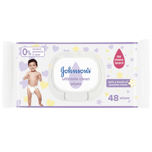 Johnson'S Ultimate Clean Wipes 48'S