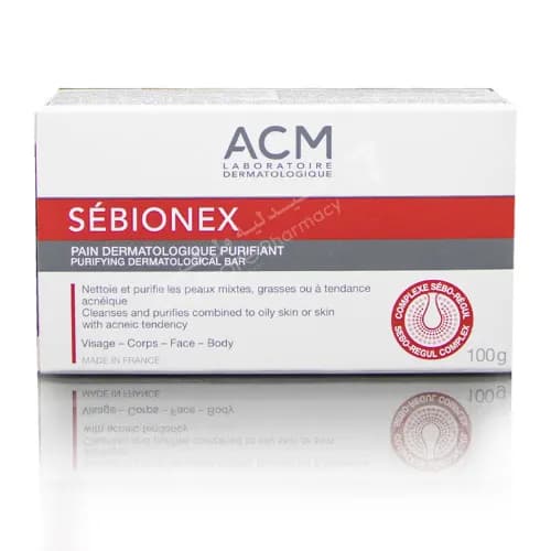 Acm Sebionex Purifying Dermatological Bar 100Grams