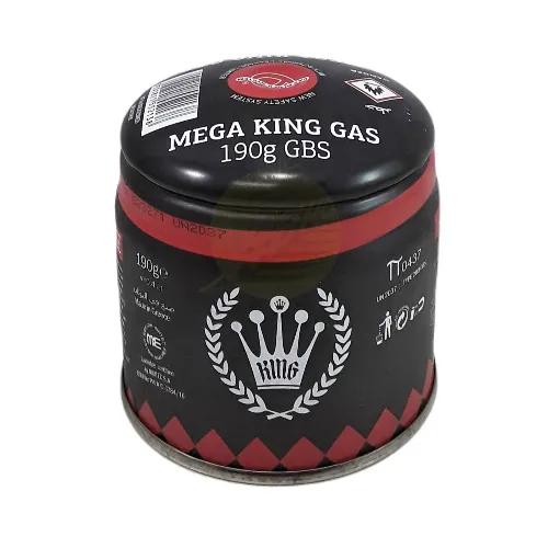 King Mega Propan Gas 190Gm Black Mkgblk190