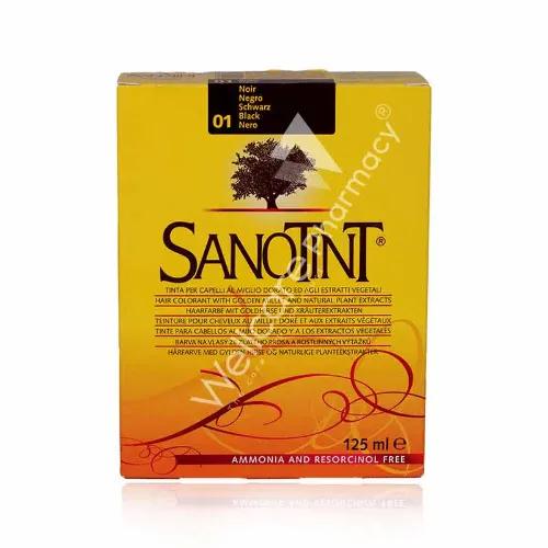 Sanotint 01 Black Hair Colour 125Ml