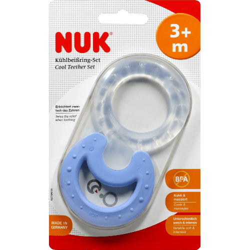 Nuk Cooling Teething Ring Set 3+M