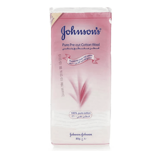 Johnson'S Pure Pre Cut Cotton Wool - 80Gm