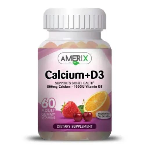 Amerix Calcium + Vitamin D3 Gummy 60'S