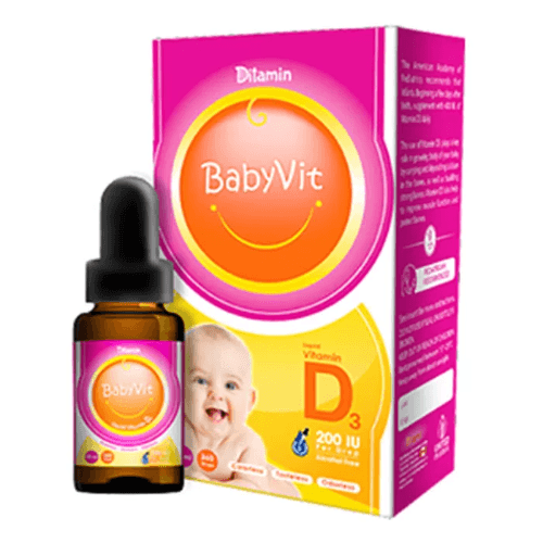 Ditamin Babyvit Liquid Vitamin D3 (200Iu/Drop) - 10Ml