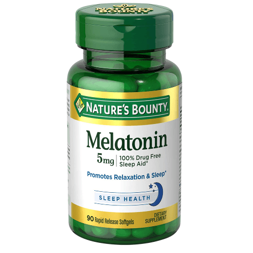 Nature'S Bounty Melatonin 5Mg Softgel Capsules - 90'S