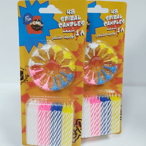 48 Pieces Spiral Candles