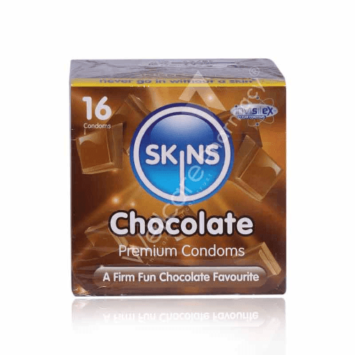 Skins Chocolate Flavored Condoms 16'S