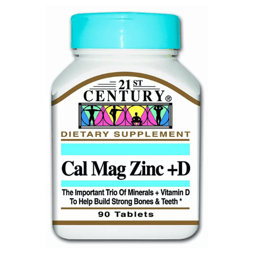 21St Century Cal Mag Zinc +D Tab 90'S