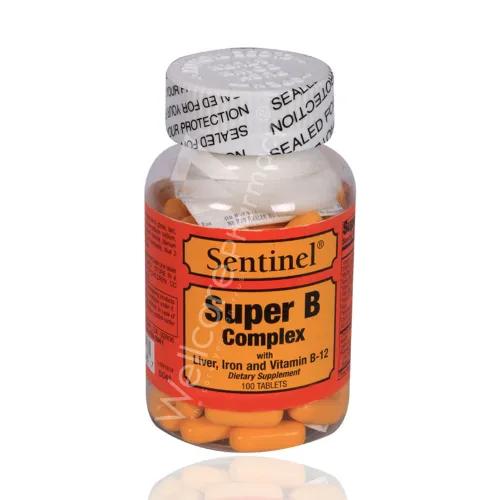 Sentinel Super B Complex Tablets 100'S