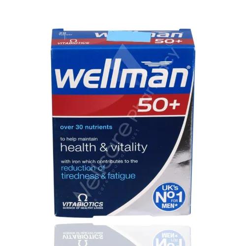 Vitabiotics Wellman 50+ Tablets 30'S