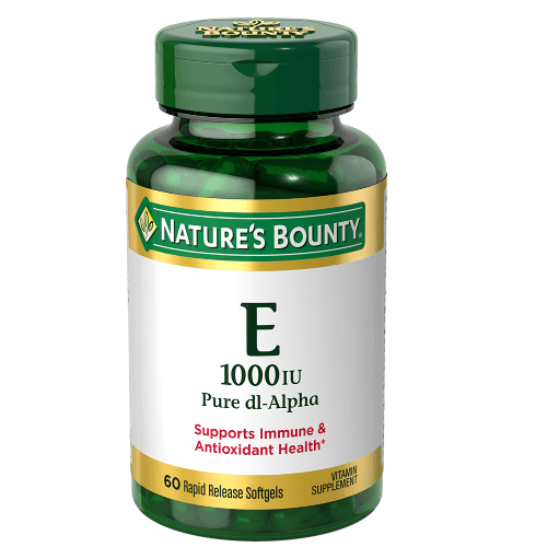 Nature'S Bounty Vit. E 1000 Iu Pure Dl Alpha Softgels 60'S