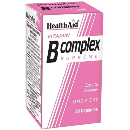 Health Aid Vitamin B-Complex Cap 30'S
