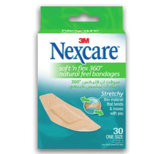Nexcare Soft N Flex Bandages 28X76Mm 30'S (Sf-30D)