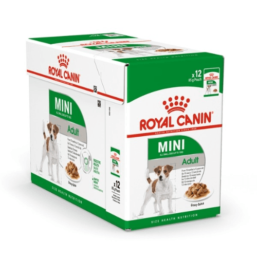 Royal Canin Mini Adult Wet Food - Pouches Box Of 12 x 85g