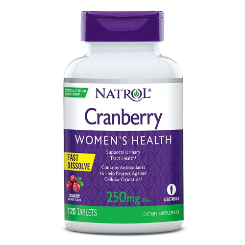 Natrol Cranberry (250Mg) Tablets - 120'S