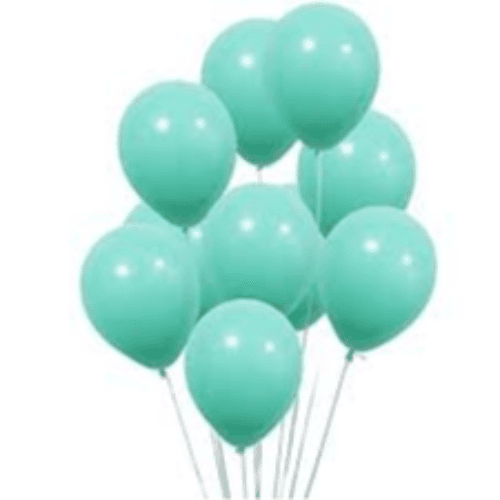 Aqua Blue Balloons
