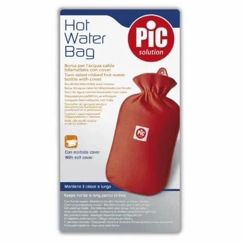 Pic-2 Sided Ribbed Hot Waterbag W/Cover