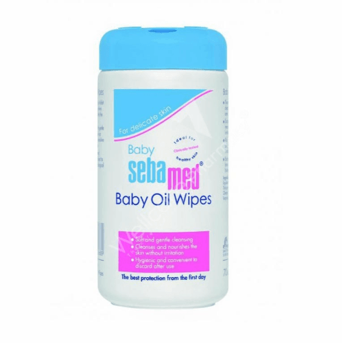 Sebamed Baby Oil Wipes 70'S