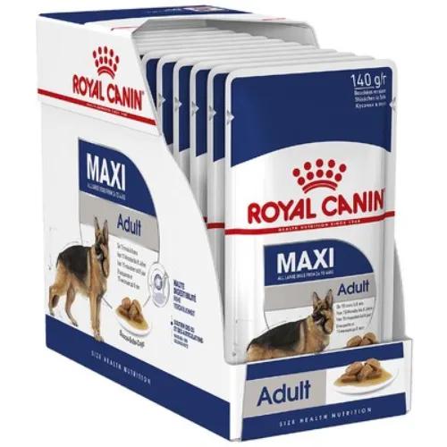 Royal Canin Maxi Adult Wet Food Gravy Box Of 10X140G