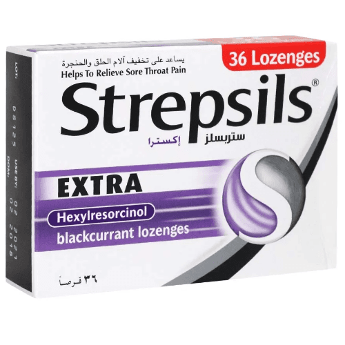 Strepsils Extra Black Currant 36'S