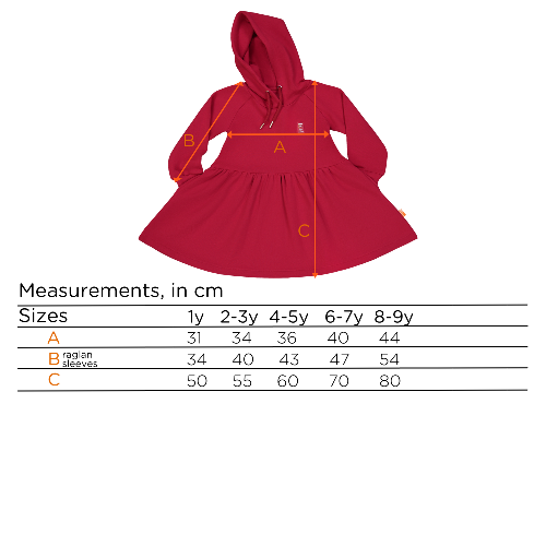 Hoodie Dress Team Qatar | Maroon