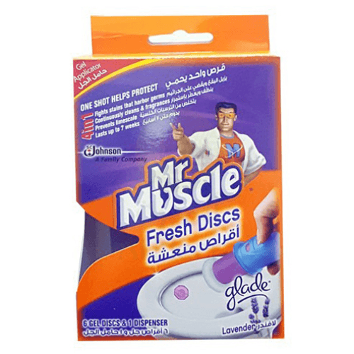 Mr. Muscle Fresh Discs Lavender 38Gm