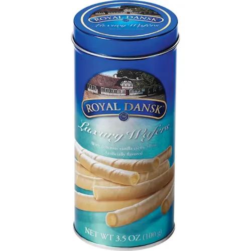 Royal Dansk Vanilla Wafer Tin 100G