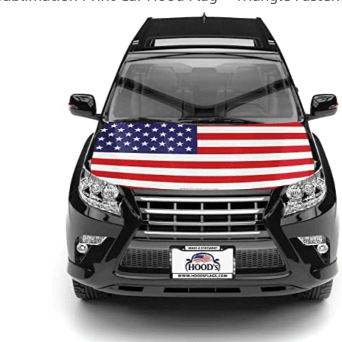 Car Hood Flag Set United States