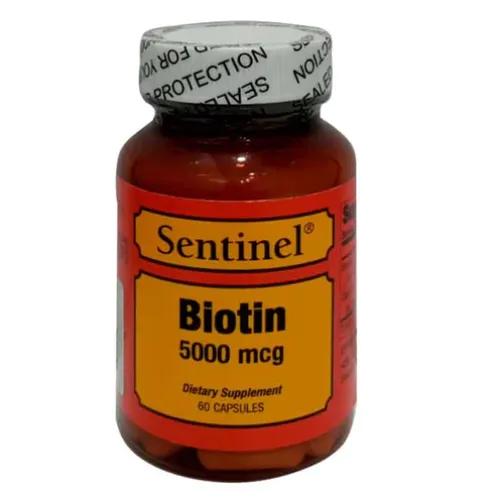 Sentinel Biotin 5000Mcg Tab 60 Pieces