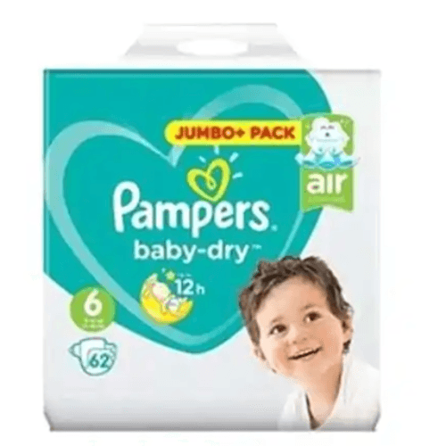 Pampers Baby Dry Size Six 62 Pieces