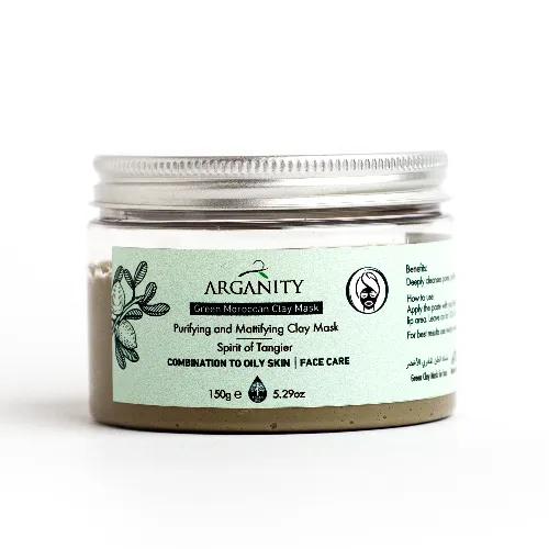 Green Clay Mask For Oily Skin -Tangier 150G