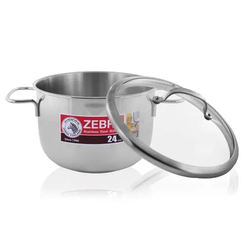 Zebra Sauce Pot Extreme Infinity 24 Cm Glass Lid