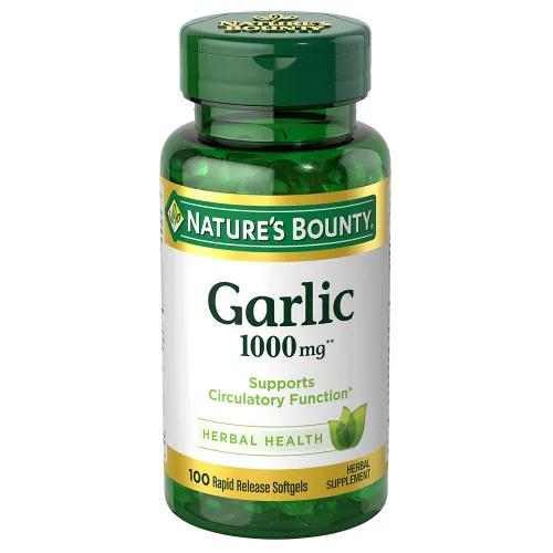 Nature's Bounty Garlic Extract 1000 Mg Softgels 100`s