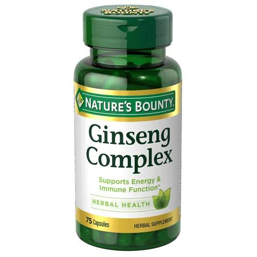 Nature's Bounty Ginseng Complex Capsules 75`s