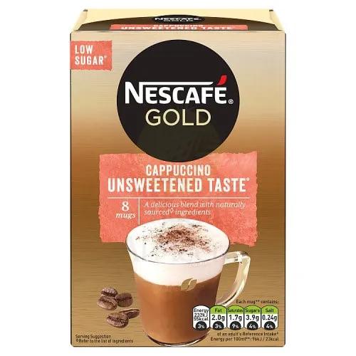 Nescafe Gold Cappuccino Unsweetend 14.2Gx8