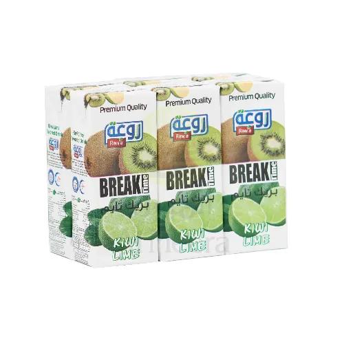 Break Time Uht Kiwi Lime Drink 200Ml X 6