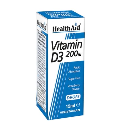 Health Aid Vitamind3 200 Iu Drops 15 Ml