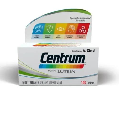 Centrum With Lutein 100 Tablets