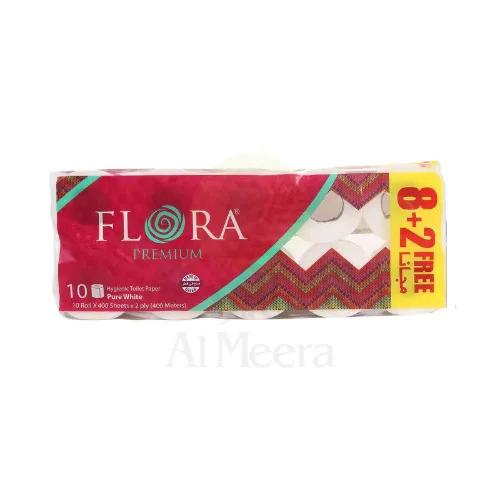 Flora Toilet Roll 10X400S