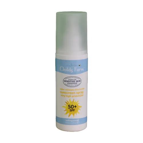 Childs Farm Lotion Sun Spray Spf50+ Fragrance-Free 125Ml