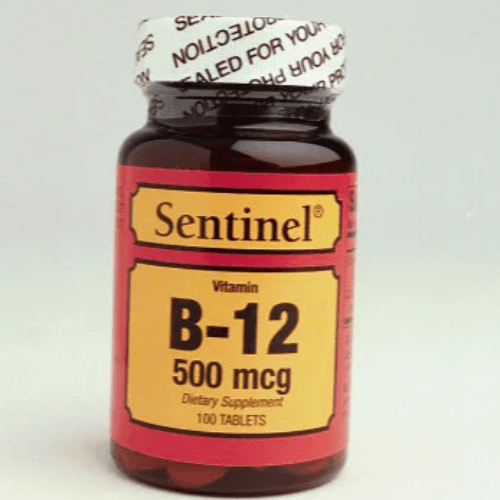 Sentinel Vitamin B12 500 Mcg Tablets 100`s