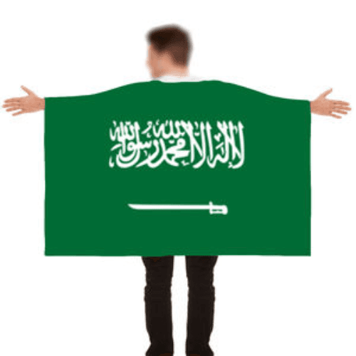 Body Flag Saudi Arabia