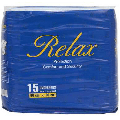 Relax Underpads 60 X 90Cm 15 Pieces