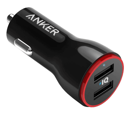 Anker A2224 Dual Car Adapter Powerdrive Plus