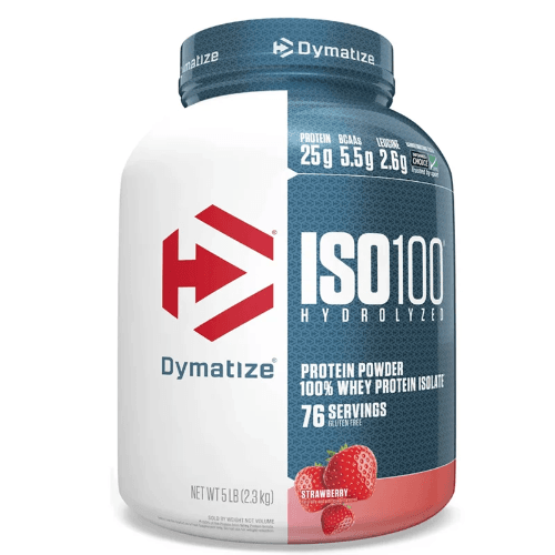 Dymatize Iso 100 Hydrolized Strawberry 5 Lbs