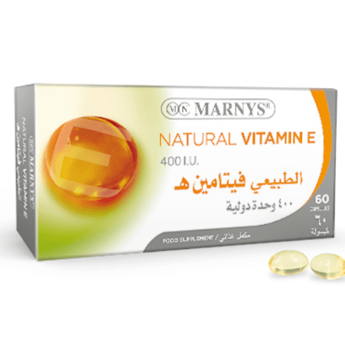 Marnys Natural Vitamin E 400 Iu 60 Cap