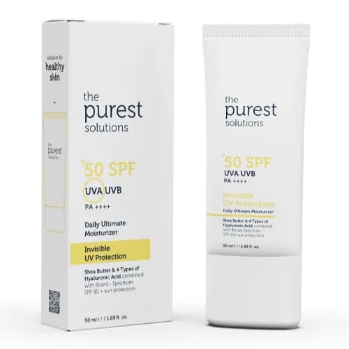 The Purest Solutions Daily Ultimate Moisturiser Invisible Uv Protection Spf 50+ 50Ml 