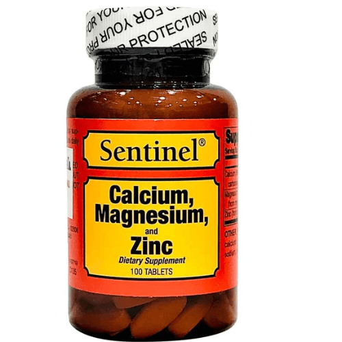 Sentinel Calcium Magnesium& Zinc Tablets 100 Pieces