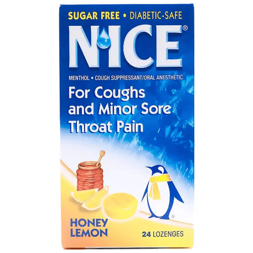 Nice Honey- Lemon Lozenges 24'S