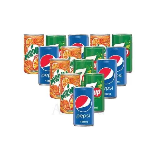 Soft Drinks In Can 150Ml X 15, Mixed Flavors